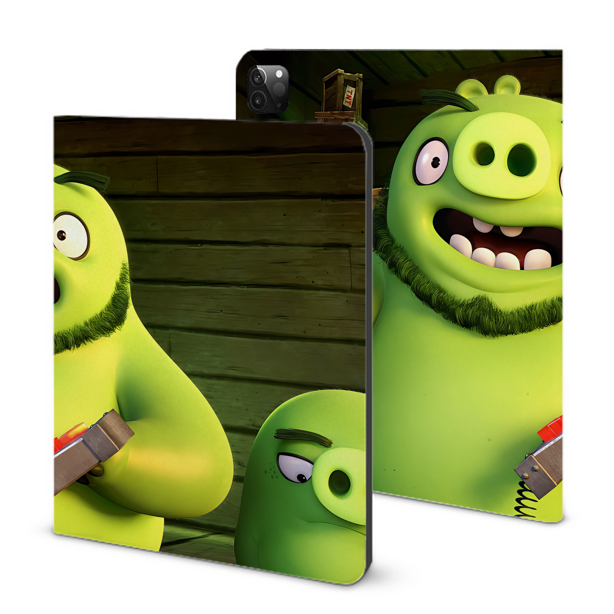 （画像用） Angry Birds アングリーバード IPadケース ペンホルダー付き ブックスタイルデザイン